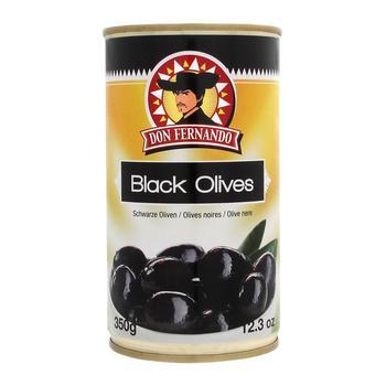 Oliven schwarz mit Stein 350g