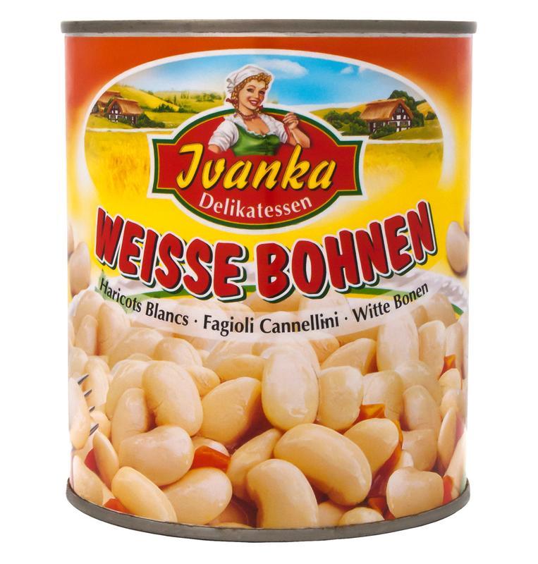 Bohnen wei 800g