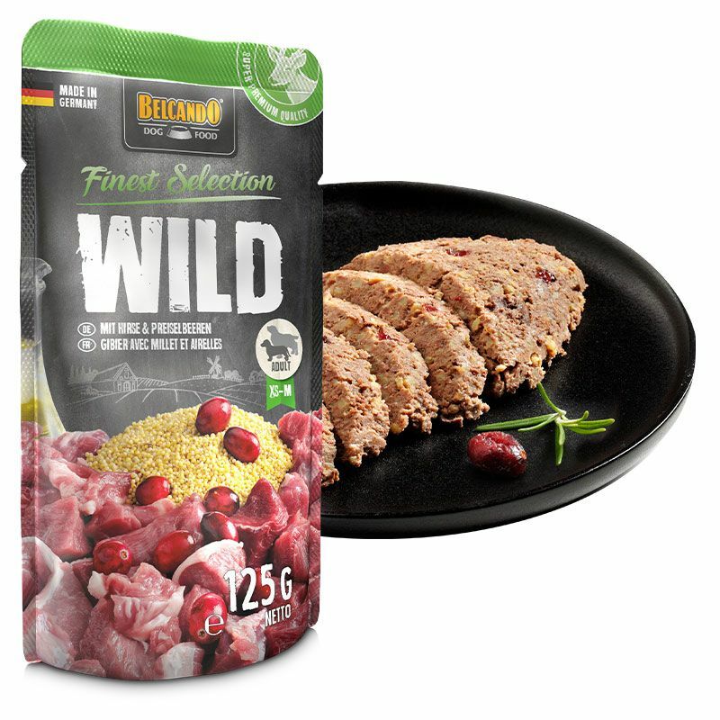 Belcando Wild mit Hirse und Preiselbeeren