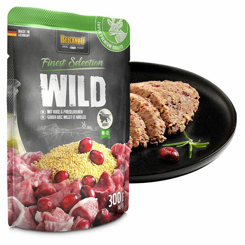 Belcando Wild mit Hirse und Preiselbeeren