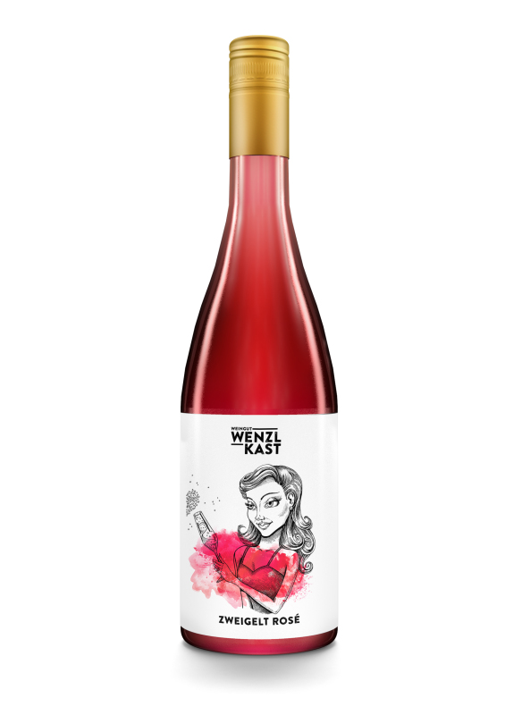Wein Zweigelt Frizzante Rose Wenzl