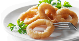 Zwiebelringe paniert
