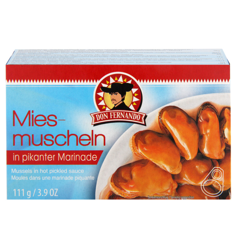 Miesmuscheln in pikanter Sauce