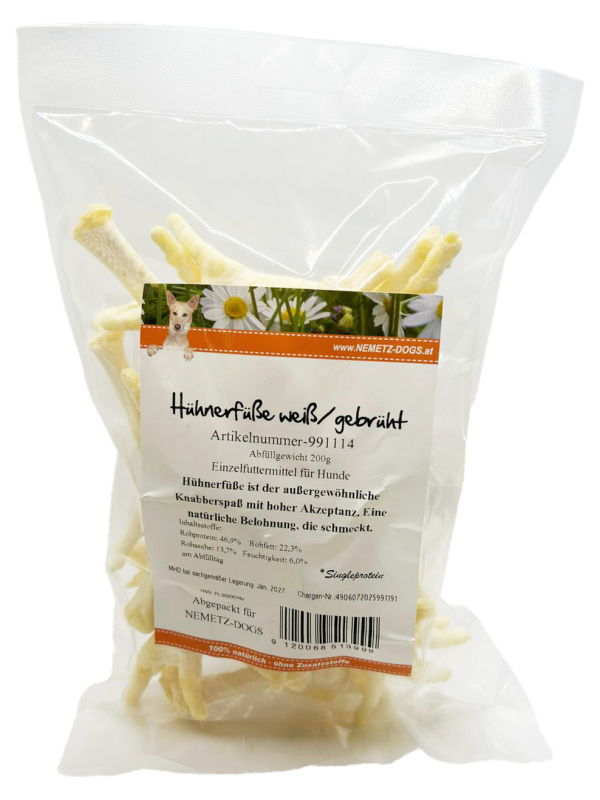 Hund Hühnerfüße Hund Hühnerfüße