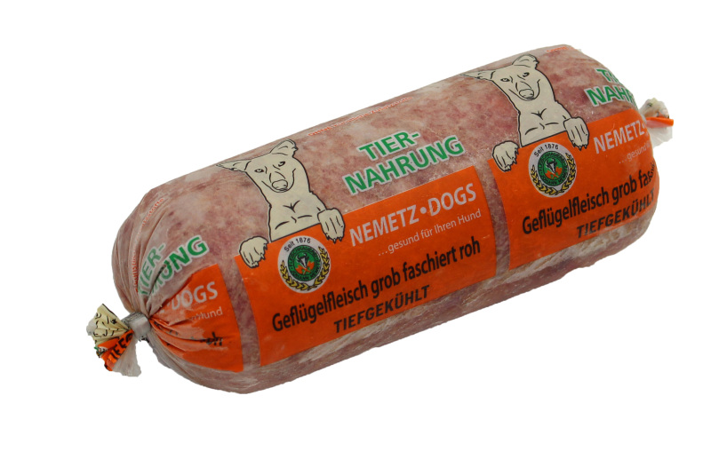 Hund Geflgel roh 500gramm