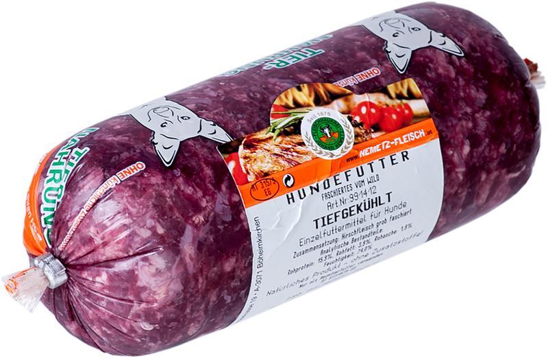 Hund Wildfleisch grob 500gr.